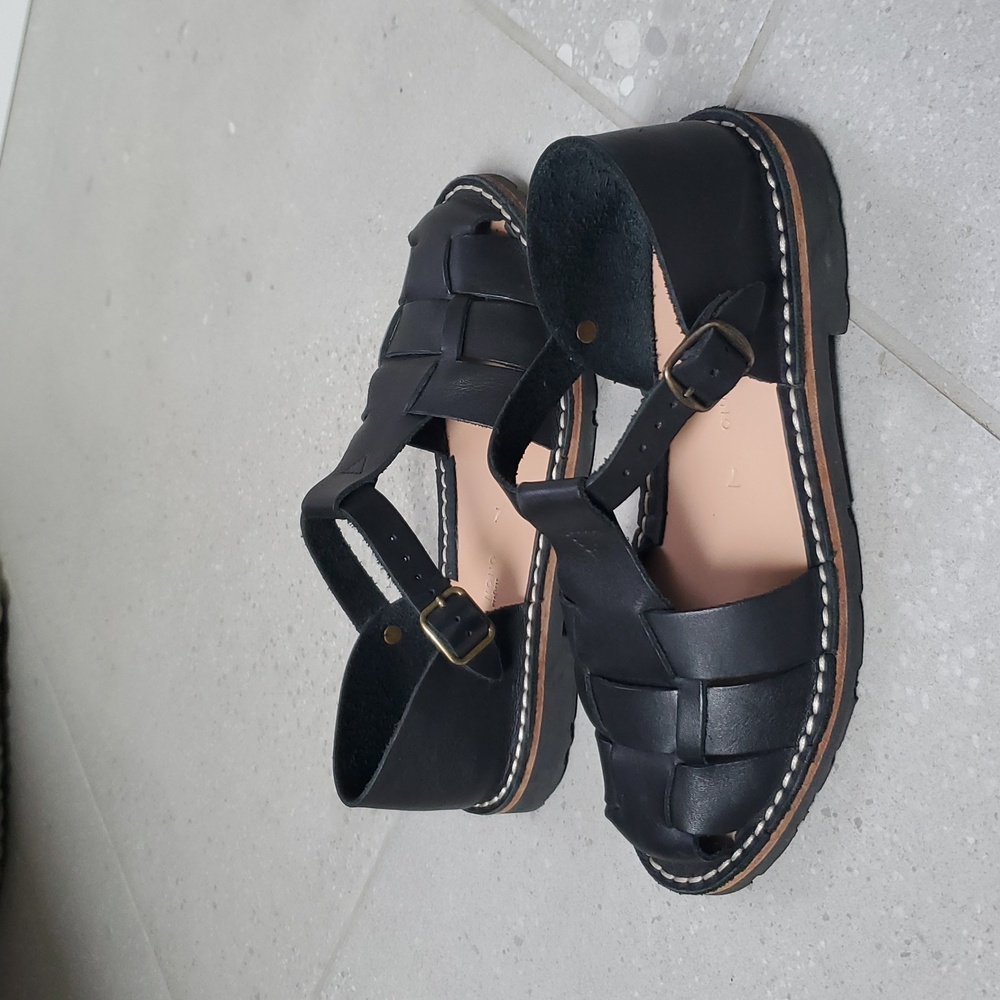 Artisan Fisherman Leather Sandals - Picture 6 of 9